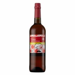 Vino blanco con crianza Pedro Ximénez para cocinar aromatizado con hierbas Carrefour 75 cl.