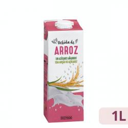 Bebida de arroz sin azúcares añadidos Hacendado Brick 1 L