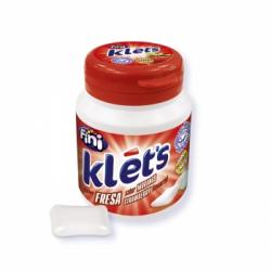 Chicles sabor fresa Kléts Fini sin gluten 100 g.