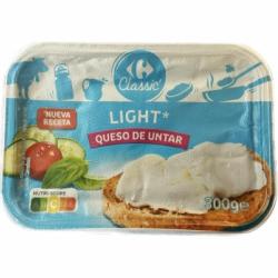 Queso de untar light Classic ́ Carrefour 300 g,