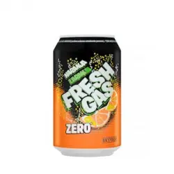 Refresco de naranja Hacendado Zero azúcar fresh gas