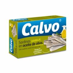 Sardinillas en aceite de oliva Calvo 60 g.