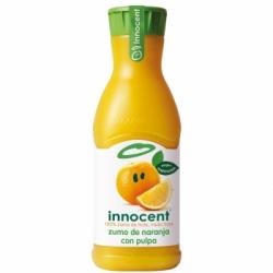 Zumo de naranja con pulpa Innocent botella 900 ml.
