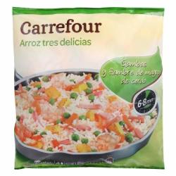 Arroz tres delicias Carrefour 1 kg.