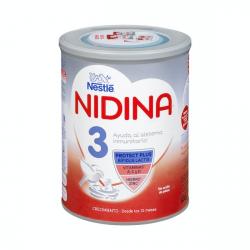 Leche crecimiento en polvo 3 Nidina Nestlé Bote 0.8 kg