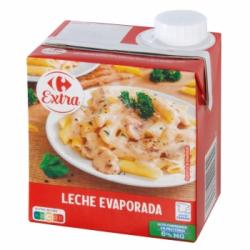 Leche evaporada Carrefour 500 ml.