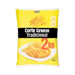 Patatas corte grueso Agristo ultracongeladas Paquete 2 kg