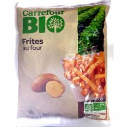 Patatas fritas para horno ecológicas Carrefour Bio 600 g.