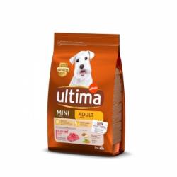 Pienso de buey para perro adulto Mini Ultima 3 Kg.