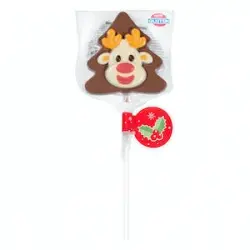 Piruleta de chocolate con leche Hacendado Navidad  0.035 100 g