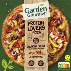 Pizza con hortalizas, tiras a base de proteina de soja y mozzarella Protein Lovers Garden Gourmet 435 g.
