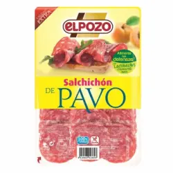 Salchichón de pavo El Pozo 80 g.