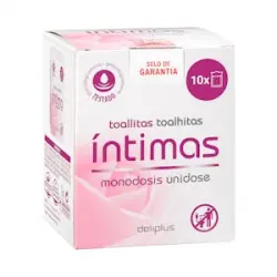 Toallitas íntimas Deliplus monodosis Caja 1 ud