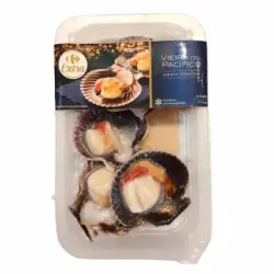 Vieira del Pacífico media concha Carrefour Extra 175 g