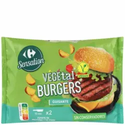 Burger vegetal Sensation Carrefour 200 g.