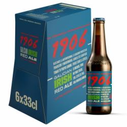 Cerveza 1906 tipo Irish Red Ale pack 6 botellas 33 cl.