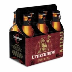 Cerveza Cruzcampo Especial pack 6 botellas de 20 cl.