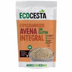 Copos de avena integral sin azúcar añadido ecológico EcoCesta sin gluten 500 g.