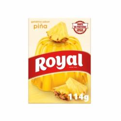 Gelatina sabor piña Royal 114 g.