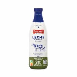 Leche entera Pascual botella 1,5 l.