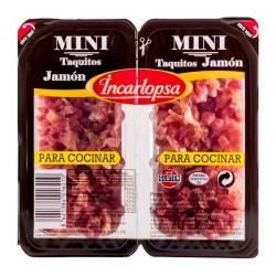 Mini taquitos de jamón Incarlopsa 2 paquetes X 0.09 kg