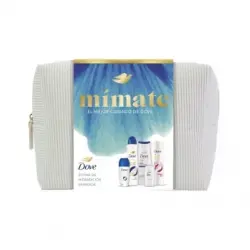 Neceser Mímate Dave: Gel baño 225 ml, Gel baño 55 ml, Loción corporal 250 ml, Desodorante rollon 50 ml, Desodorante spray 150 ml.