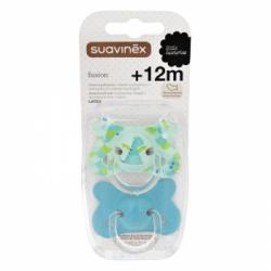 Pack Dos Chupetes Fusión Tetina Anatómica Látex +12 Meses