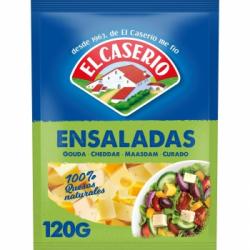 Queso en dados para ensaladas El Caserío 120 g.