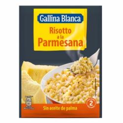 Risotto parmesana sobre Gallina Blanca sin aceite de palma 175 g.