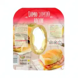 Rosca lomo, bacón y queso emmental Hacendado  0.48 kg