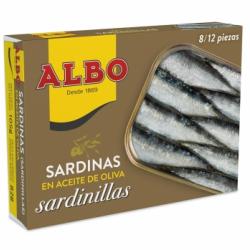 Sardinillas en aceite de oliva Albo 82 g.