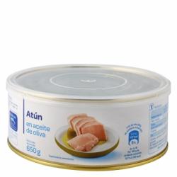 Atún en aceite de oliva 650 g.