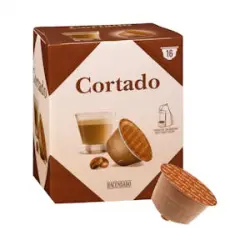 Café cortado en cápsula Hacendado Caja 0.093 kg