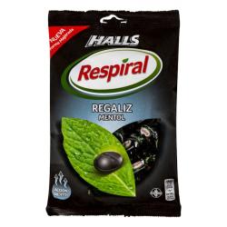 Caramelos regaliz mentol Respiral Halls Paquete 0.15 kg