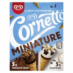 Conos con helado de nata Miniature Cornetto 10 ud.