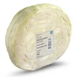 Medio repollo liso 1/2 Pieza 0.75 kg