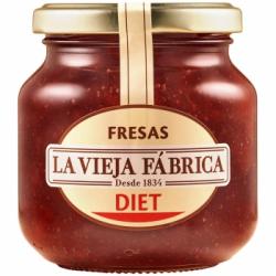 Mermelada de fresa Diet La Vieja Fábrica sin gluten 280 g.