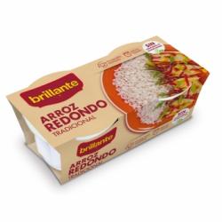 Arroz redondo para microondas Brillante pack de 2 ud. de 125 g.