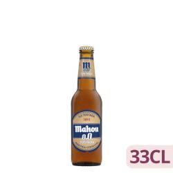 Cerveza 0,0% sin alcohol tostada Mahou Botellín 330 ml