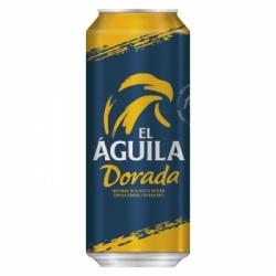 Cerveza El Aguila dorada lata 50 cl.