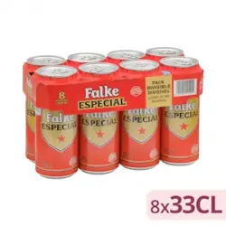 Cerveza especial sin gluten Falke 8 latas X 330 ml