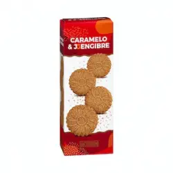 Galletas caramelo y jengibre Hacendado Caja 0.275 kg