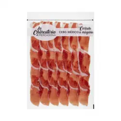 Jamón cebo ibérico cortado a máquina Paquete 0.16 kg