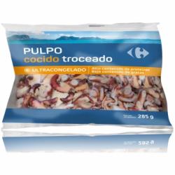 Pulpo cocido troceado Carrefour 285 g.