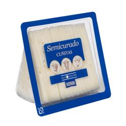 Queso semicurado mezcla Hacendado cortado en cuñitas Pieza 0.33 kg