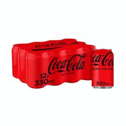 Refresco Coca-Cola zero azúcar 12 latas X 330 ml
