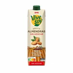 Bebida de almendras sin azúcar ViveSoy brik 1 l.