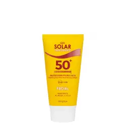 Gel protección solar facial anti-edad Deliplus FPS 50+ Bote 0.05 100 ml