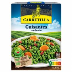 Guisantes con jamón Carretilla sin gluten 300 g.