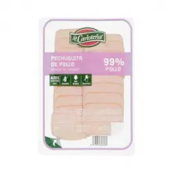 Pechuguita de pollo asada La Carloteña lonchas Paquete 0.125 kg